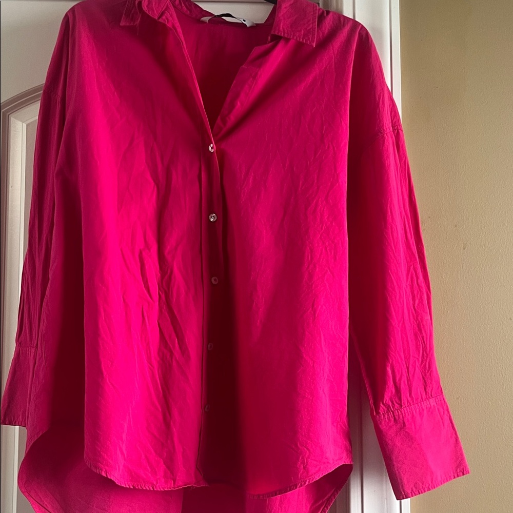 Zara Fuchsia Shirt
